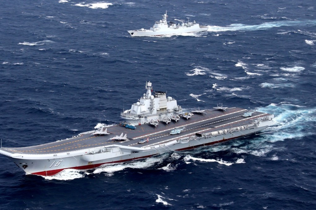 A file picture of the Liaoning taking part in a drill in the South China Sea. Photo: Reuters