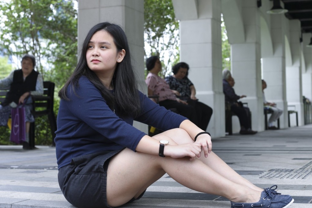Roquel Jazztine Marie thinks Hong Kong is a blessed city as it is well developed in terms of most of it r well develop for exampletransportation and infrastructure. Photo: Nora Tam