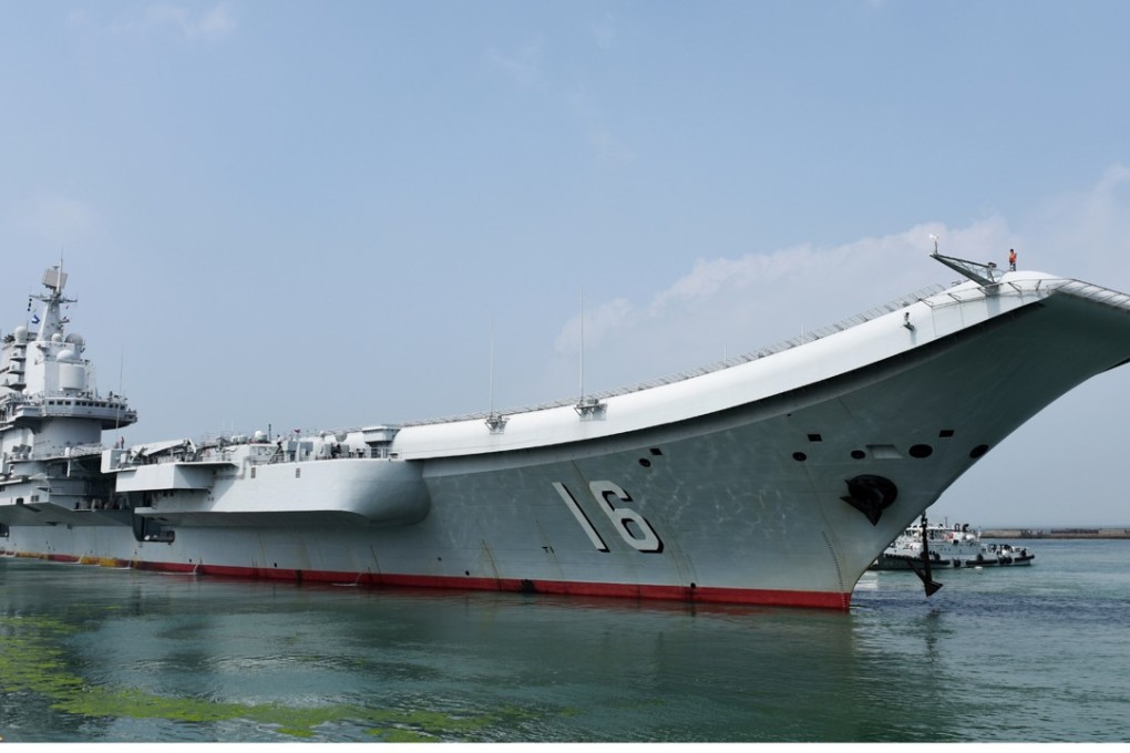 A flotilla with aircraft carrier Liaoning sets out from Qingdao, in east China's Shandong Province, on Sunday, for a routine training mission. Photo: Xinhua