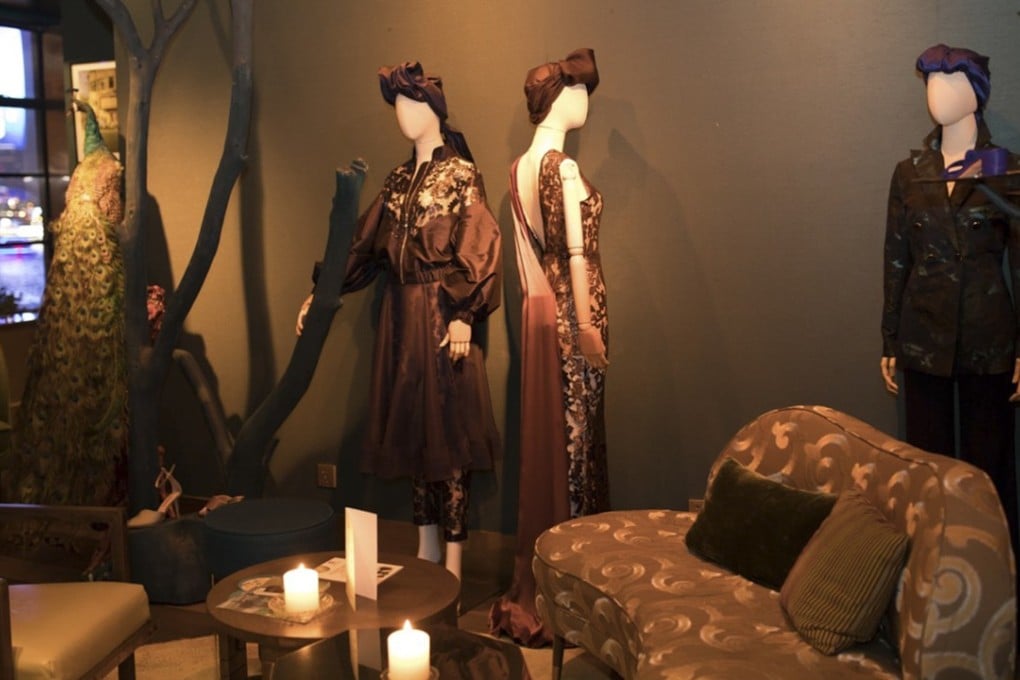 Looks by X.Q. Zhang on display in Shanghai.