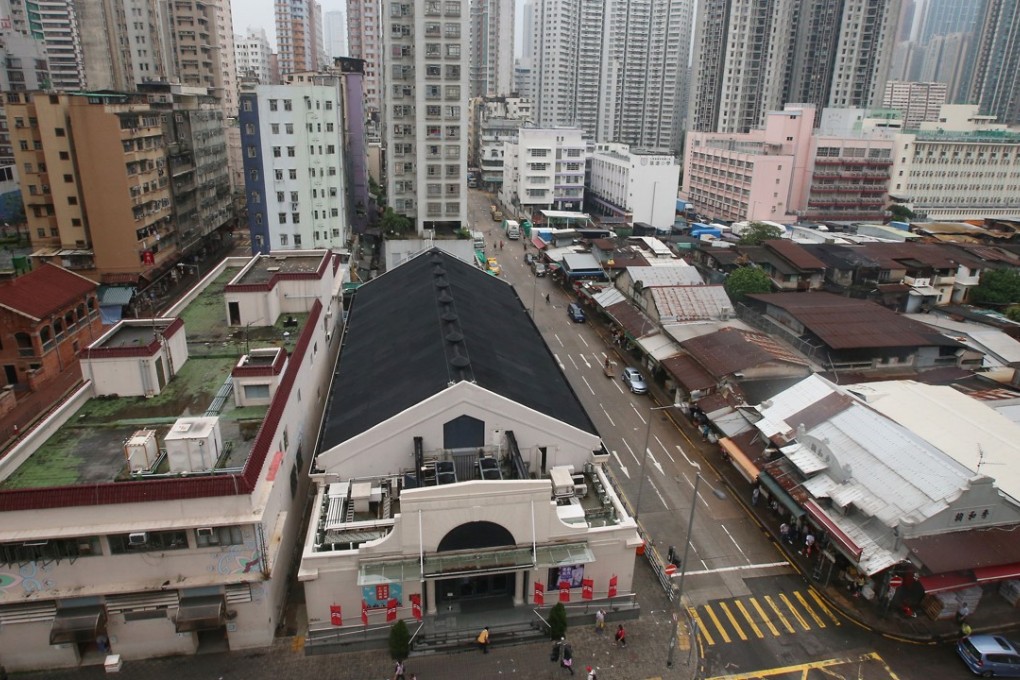 An overview of Yau Ma Tei Theatre (centre), which opened in 1930. Photo: David Wong