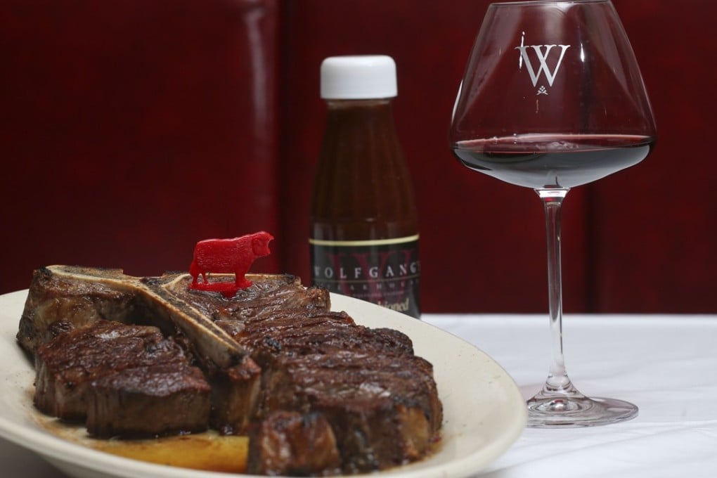 The porterhouse steak for two from Wolfgang's Steakhouse. Photos: David Wong