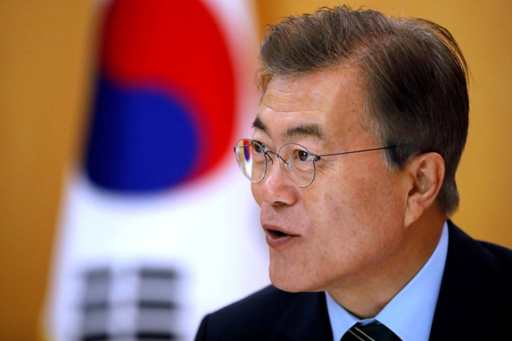 South Korean President Moon Jae-in. Photo: Reuters