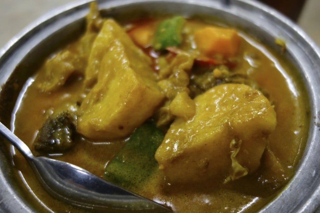 House-made curry with beef brisket and tendon at Cha’s in Shanghai.