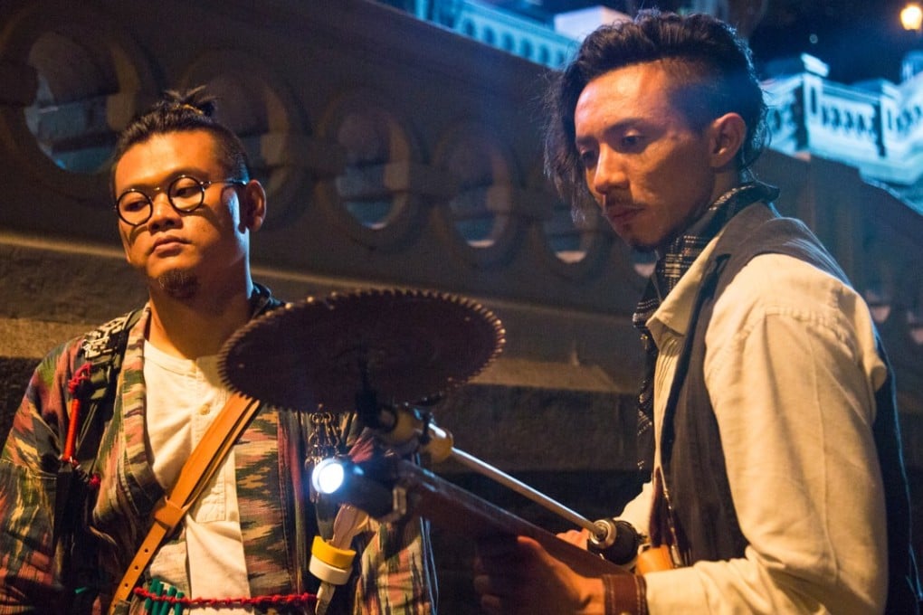 Michael Ning (left) and Louis Cheung in Zombiology: Enjoy Yourself Tonight (category IIB; Cantonese), directed by Alan Lo.