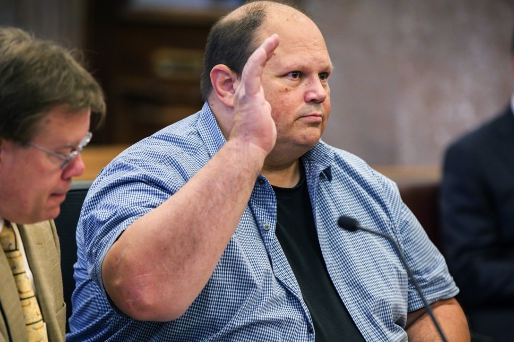 Eddie Tipton, the cyber security expert and brains behind a lottery rigging scandal that netted US$2 million in illegal winnings from five state lotteries pleaded guilty on Thursday, June 29, 2017, to a felony charge of ongoing criminal conduct at the Polk County Courthouse in Des Moines, Iowa. For the first time in an Iowa courtroom, Eddie Tipton admitted to playing a central role in the rigging scheme after more than two years of adamant denials in the face of mounting evidence against him. Photo: The Des Moines Register via AP