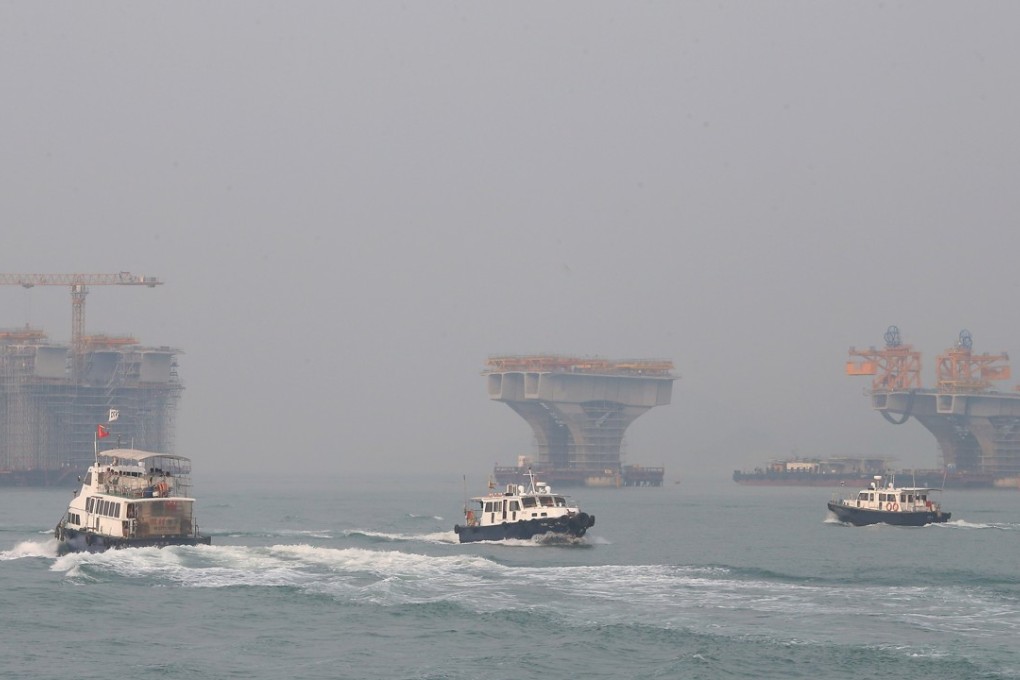 Problems at the Hong Kong-Zhuhai-Macau bridge have raised questions about how the testing of concrete is undertaken. Photo: David Wong