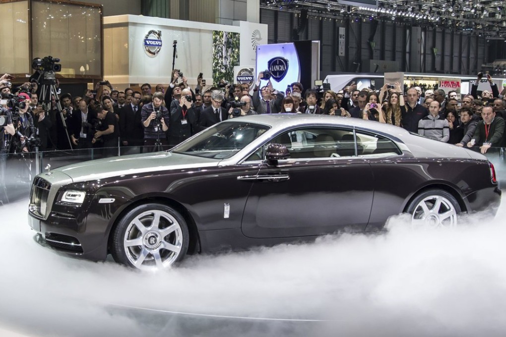 The Rolls Royce Wraith coupé at Geneva International Motor Show in 2013. Photo: Rolls-Royce