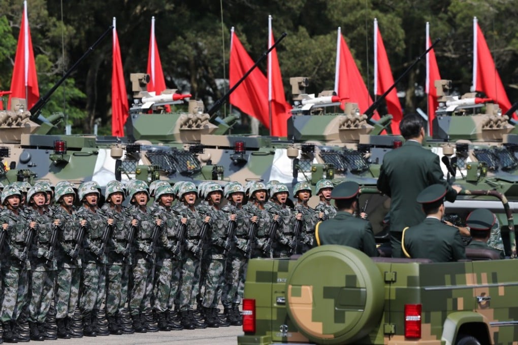 President Xi inspected the People's Liberation Army garrison in Hong Kong on Friday. Photo: Sam Tsang