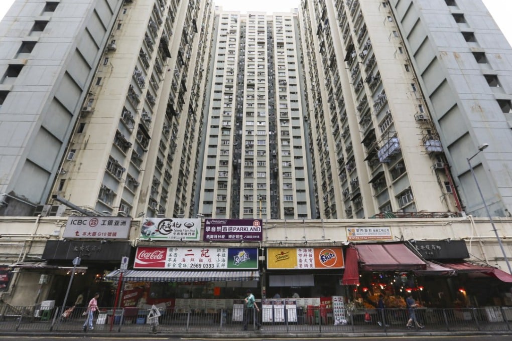 Tai On Building in Sai Wan Ho features ground-floor shops and flats on top. Photo: Xiaomei Chen