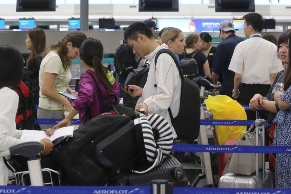 Overbooking cases in Hong Kong are usually resolved at check-in counters. Photo: K. Y. Cheng