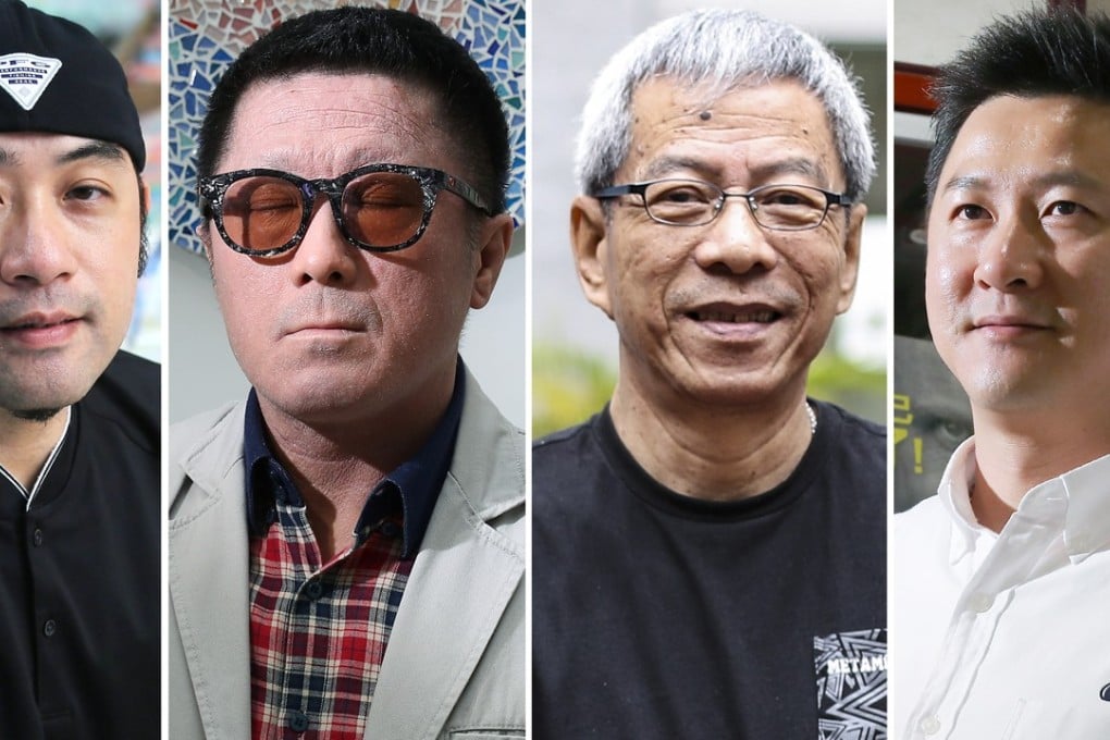 Some Spirit of Hong Kong nominees (from left) Davis Dai, Comma Chan, Lam Kam-sing and Roy Tang. Photo: Dickson Lee, Nora Tam