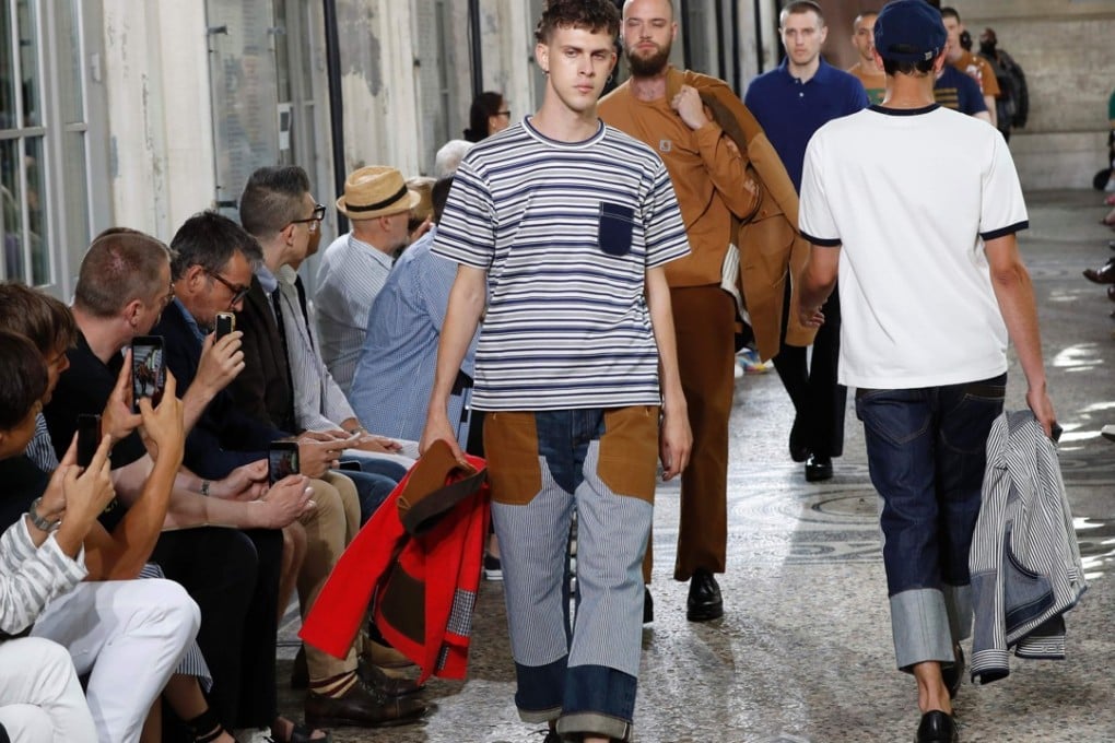 Looks from Junya Watanabe spring/summer 2018 collection at Paris Men’s Fashion Week. Photo: AFP