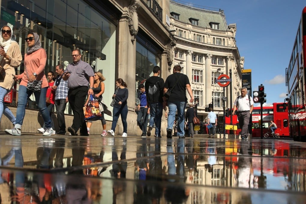 Even with the political uncertainties in the UK, the pound’s historic low levels against the US dollar could present investment opportunities for Hong Kong investors, albeit British people being found to be one of the world’s most pessimistic when it comes to investing. Photo: Bloomberg