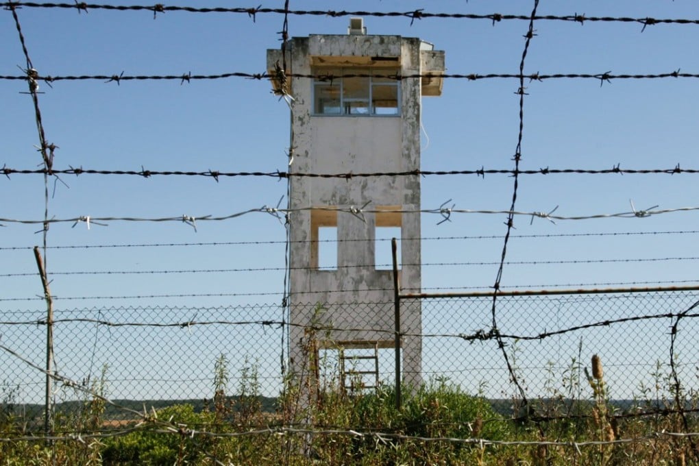 An abandoned watchtower at Tancos military base. Photo: EPA
