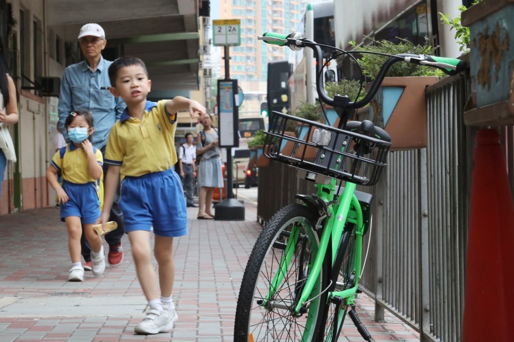 A gobee’s shared bike parked at Ma Tau Chung Road in To Kwa Wan. Photo: Felix Wong