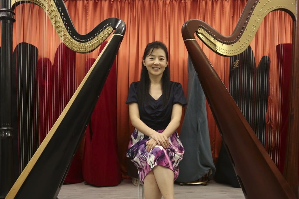 Award winning harpist Dan Yu. Photo: Jonathan Wong