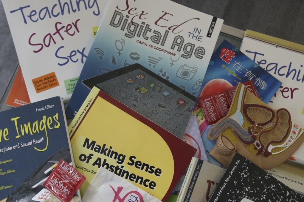 Teaching material for sex education. Photo: David Wong