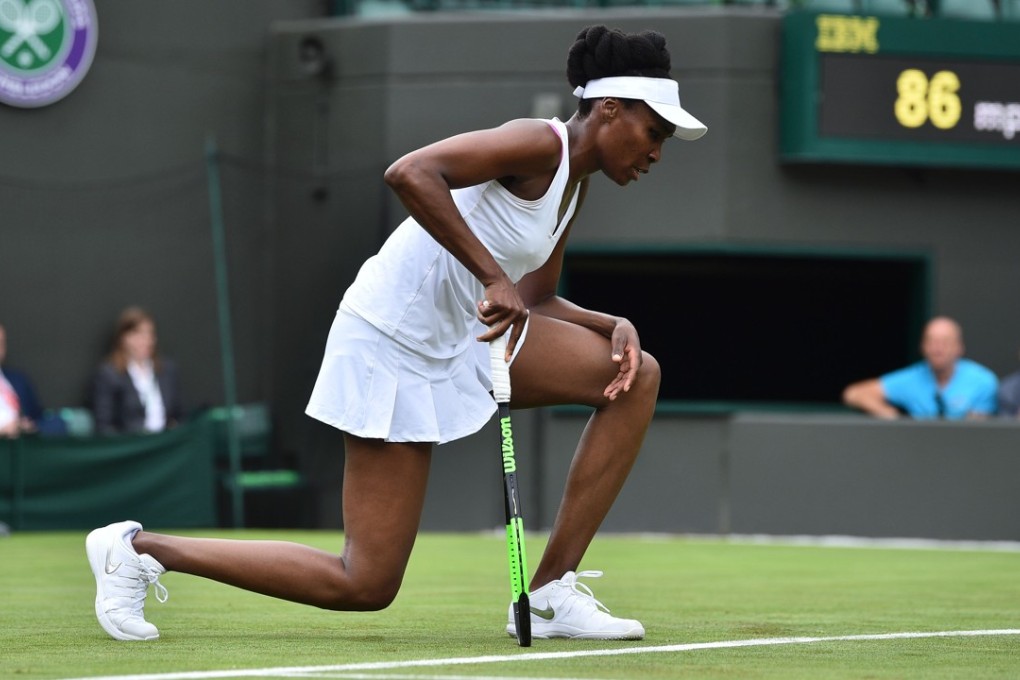 US player Venus Williams moved into the second round before facing questions from the media about the car accident that she was recently involved in. Photo: AFP