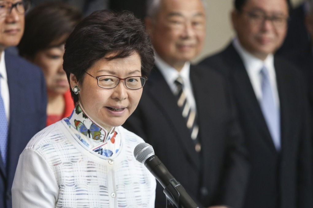 Hong Kong Chief Executive Carrie Lam took office last Saturday. Photo: Sam Tsang