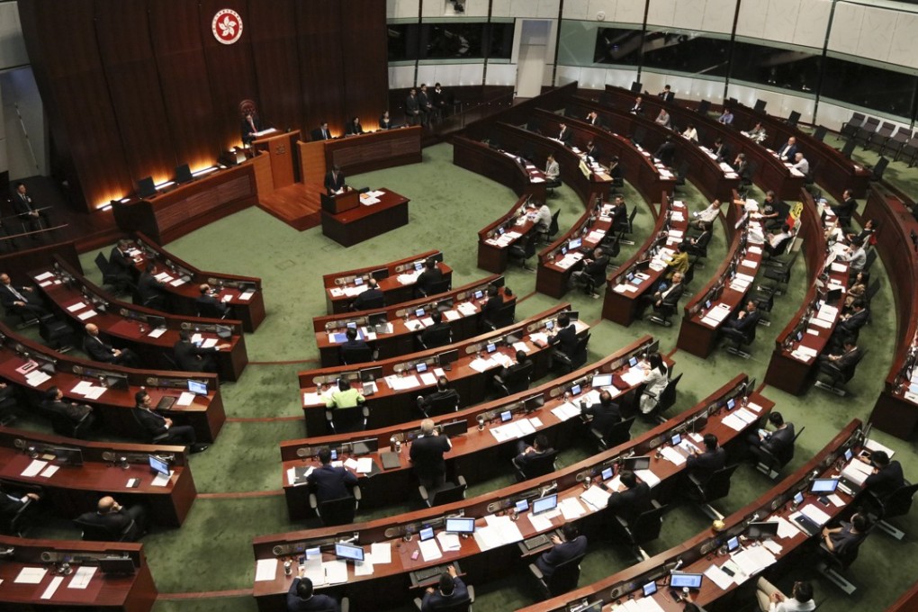 The voter share for the two main blocs in the Legislative Council has shifted since 1997. Photo: Felix Wong