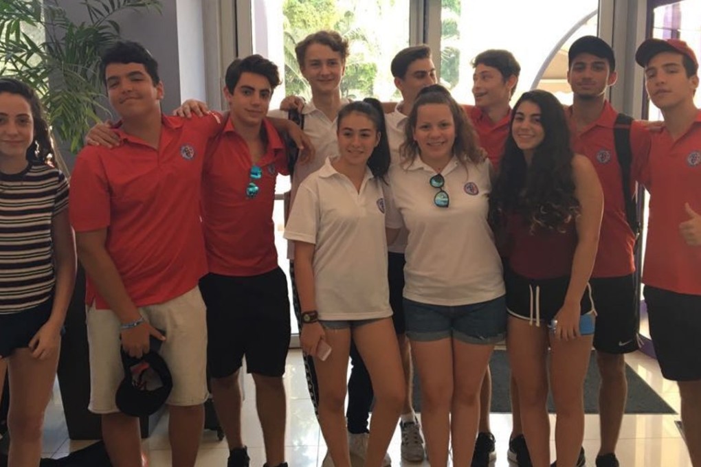 The junior athletes representing Hong Kong in Israel. Photos: Handout