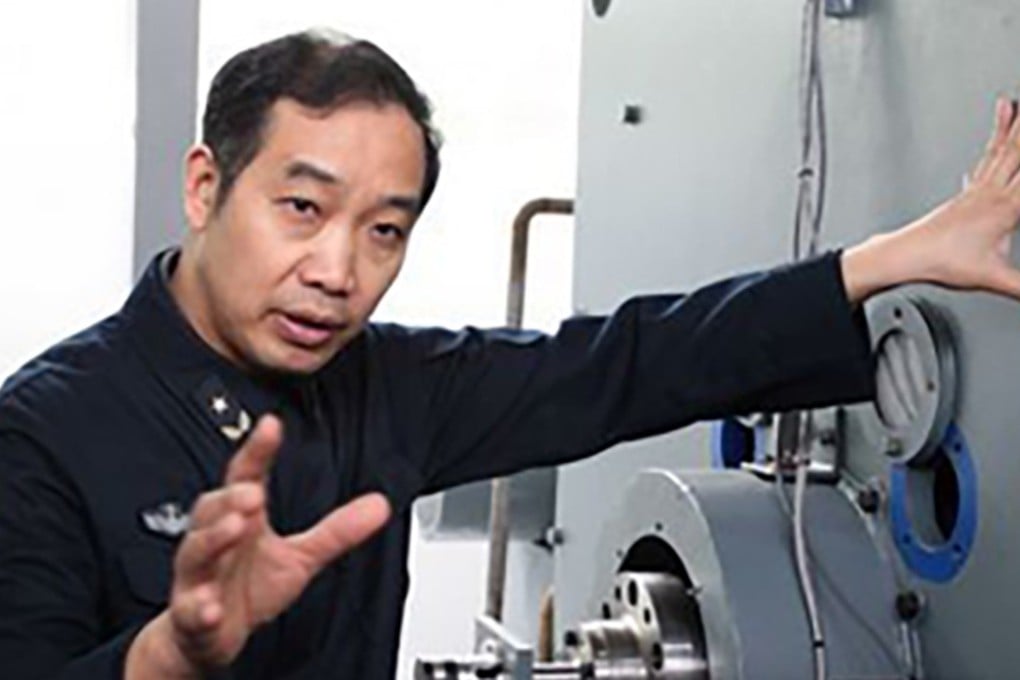 Rear Admiral Ma Weiming, one of China’s top naval engineers, has been nominated for the PLA’s highest military award. Photo: Handout