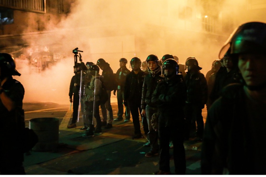 Police have learned lessons from the Mong Kok riot. Photo: Bloomberg