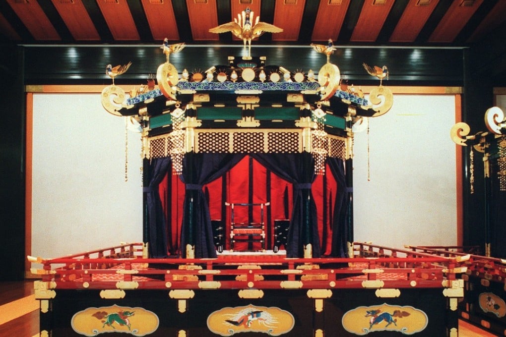 The Chrysanthemum throne, Takamikura. Photo: AFP