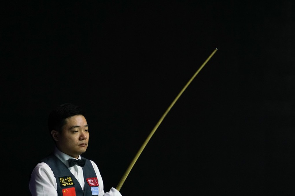 Ding Junhui sent China into the quarter-finals. Photo: Xinhua