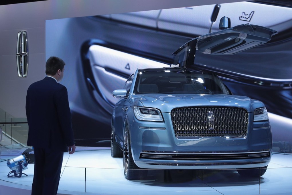 Lincoln shows off the Navigator concept at the North American International Auto Show (NAIAS) on January 9, 2017 in Detroit, Michigan. The show is open to the public from January 14-22. Photo: AFP