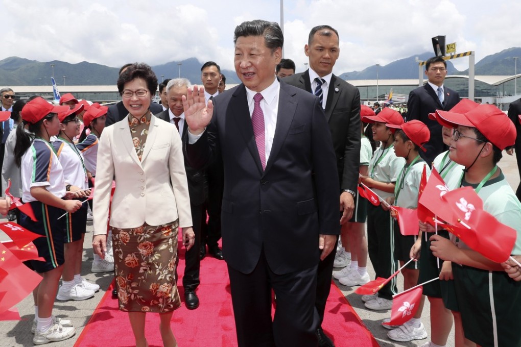 President Xi Jinping had some pointed messages for Hongkongers during his three-day visit to the city. Photo: Xinhua
