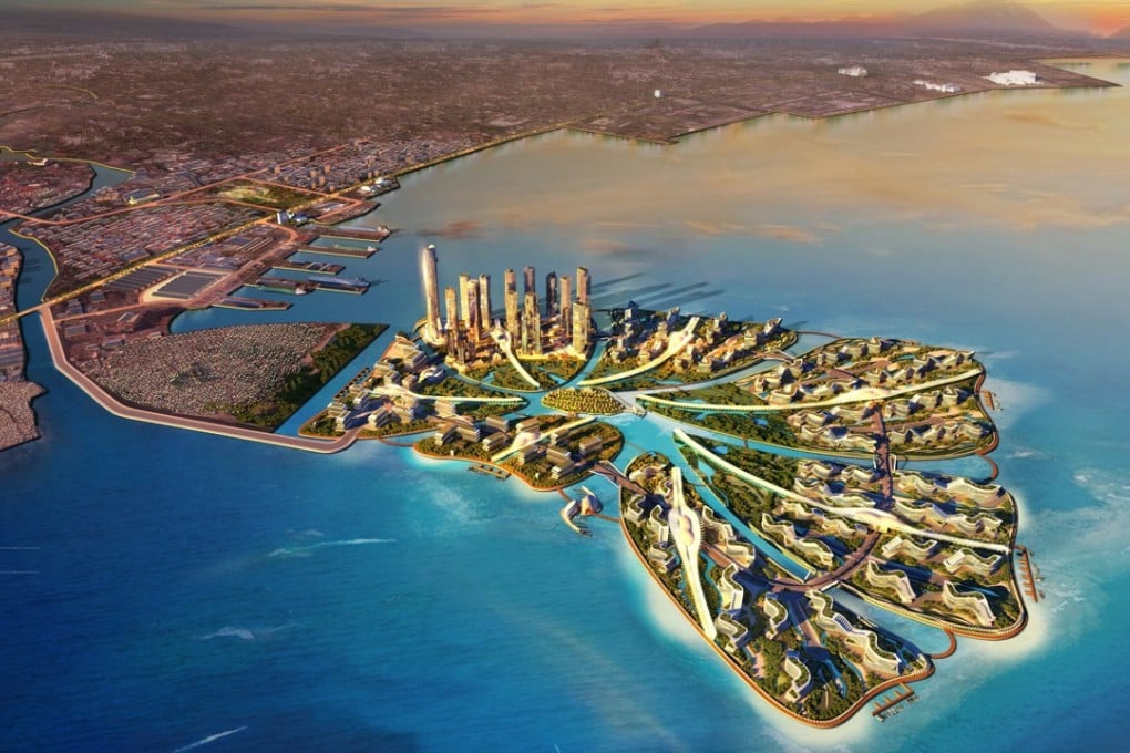 An artist’s impression of what the City of Pearl will look like. Photo: Handout
