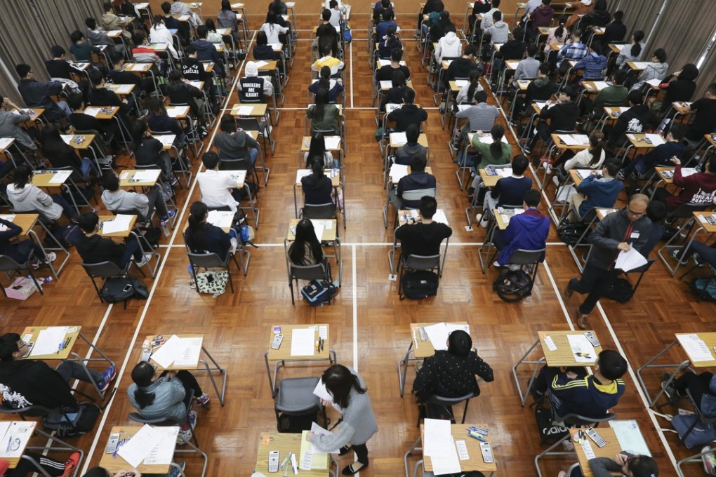 Students are under a lot of pressure to do well in the HKDSE exam. Photo: Dickson Lee