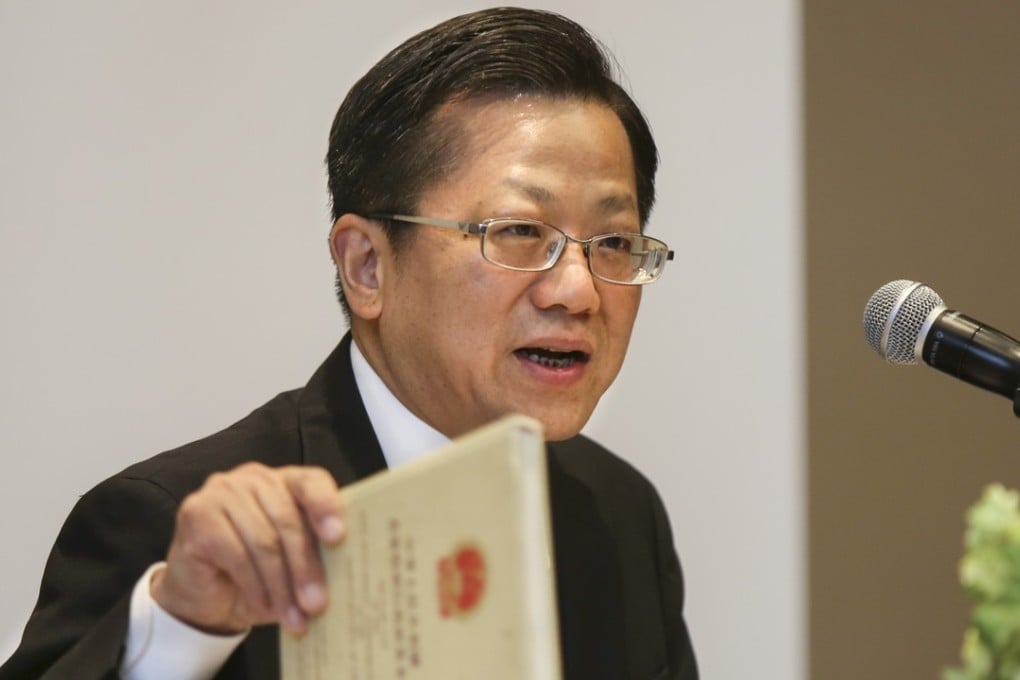 Xu Hong insists the joint declaration remains a legally binding treaty. Photo: Xiaomei Chen