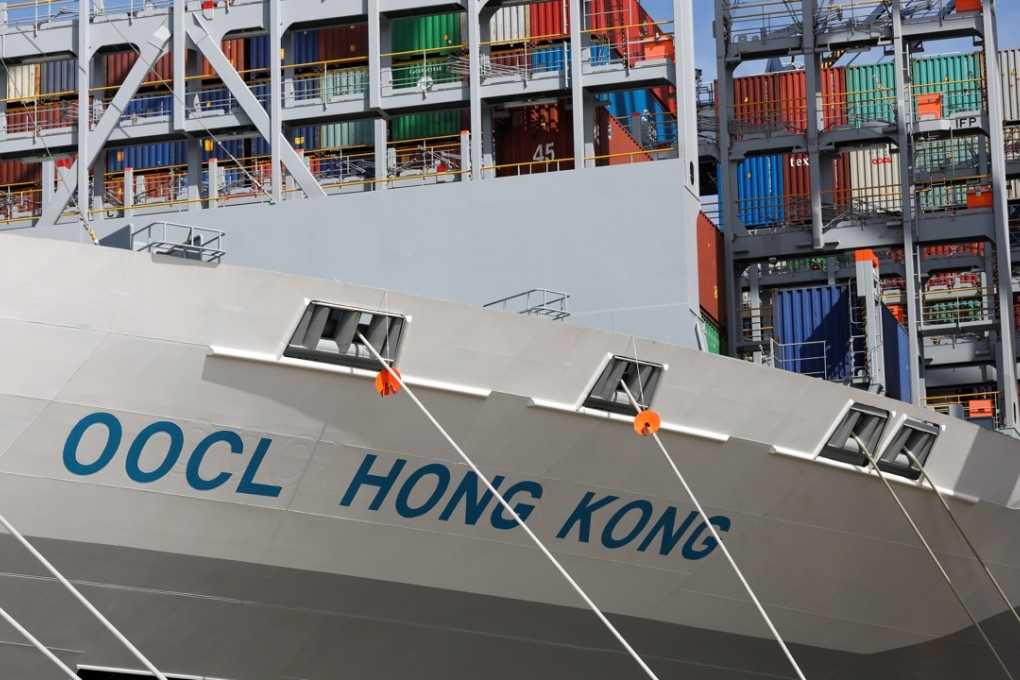 OOIL is the parent company of Orient Overseas Container Line, one of the world’s biggest shipping companies. Photo: Bloomberg