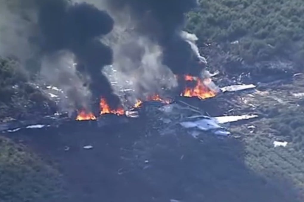 16 dead after US military plane crashes on Mississippi farm | South ...