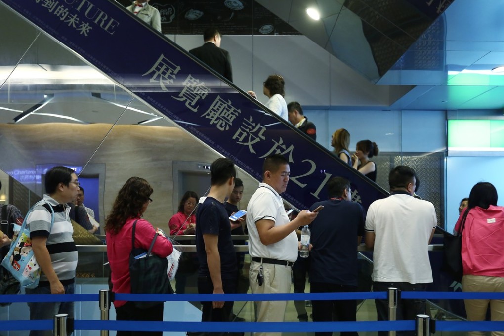 Robust residential property sales in the first half have boosted the government’s stamp duty revenue. Photo: Jonathan Wong