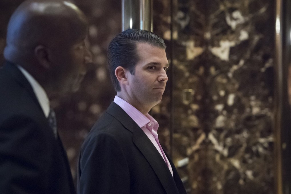 Donald Trump Jnr has been thrust into the spotlight of the biggest controversy surrounding his father's presidency - allegations of possible collusion during last year's election between the Trump campaign and Russia. Photo: Washington Post