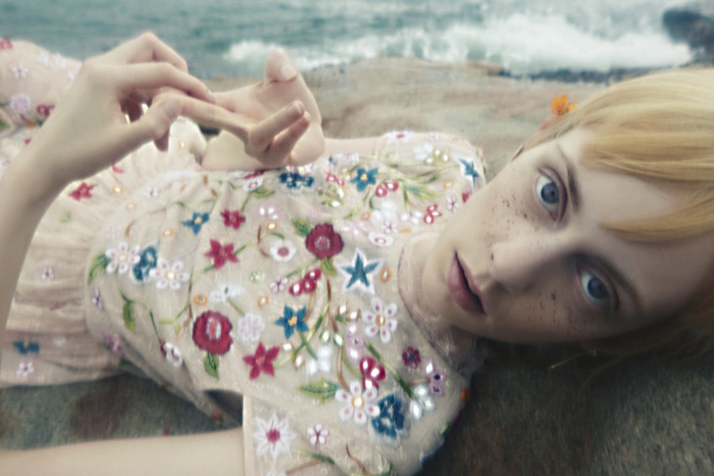 Short gown (HK$8,990) by Alice + Olivia. Gold-plated earrings (HK$250) by COS.
