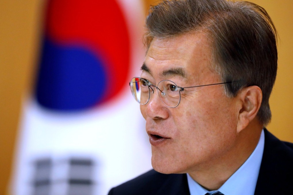 South Korean President Moon Jae-in. Photo: Reuters