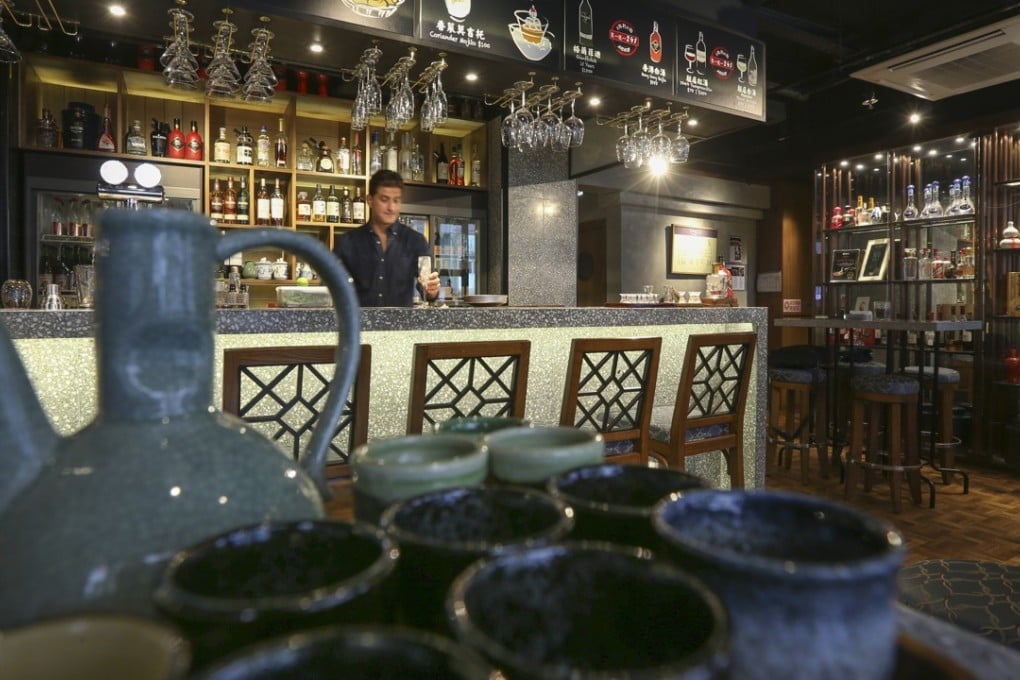 Baijiu Bar in Wan Chai offers a range of cocktails made using the strong spirit, along with wine, whisk(e)y and draft beer. Photo: Dickson Lee