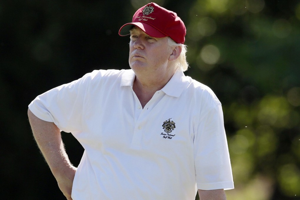 Donald Trump playing golf in 2012. Photo: AP