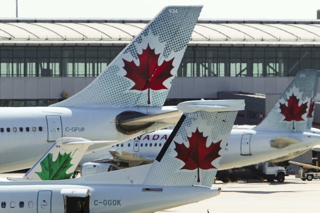 Air Canada aircraft are seen at Toronto Pearson International Airport. Photo: Reuters