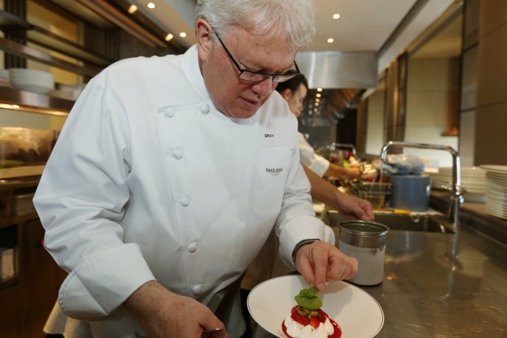 Chef Gray Kunz, of Cafe Gray Deluxe in Hong Kong, is one of the many disciples of Fredy Girardet at work today in some of the world’s top kitchens. Photo: Xiaomei Chen