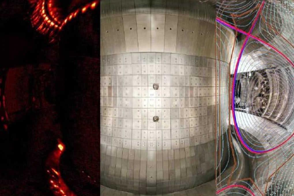 The experiment was conducted at the Experimental ­Advanced Superconducting ­Tokamak facility in Hefei, in the southeast province of Anhui on Monday. Photo: Chinese Academy of Sciences