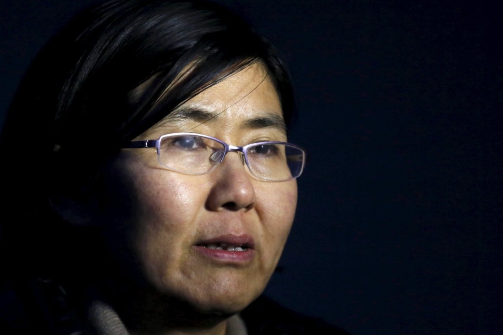 Chinese human rights lawyer Wang Yu, seen here in a file photo, was one of about 300 rights lawyers arrested during the “709 crackdown” in 2015. Photo: Reuters