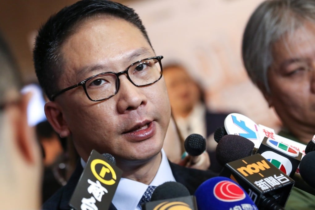 Secretary for Justice Rimsky Yuen defended the ‘sorry law’ in the Legislative Council. Photo: Nora Tam