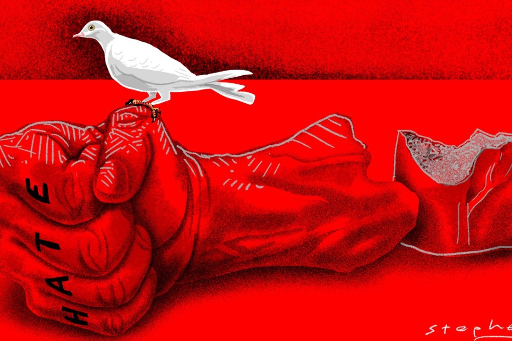 From Mahatma Gandhi to Nelson Mandela, and Martin Luther King to Aung San Suu Kyi, the concept of non-violence has resonated with many. Illustration: Craig Stephens