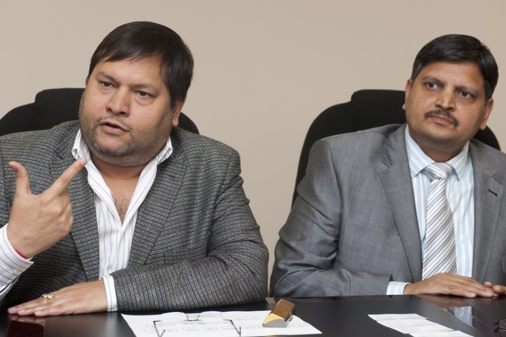 Indian businessmen Ajay Gupta, right, and younger brother Atul Gupta. Photo: Business Day